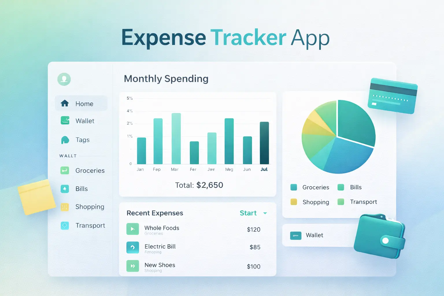 Expense Tracker with Charts & Reports